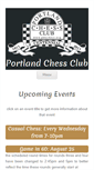 Mobile Screenshot of pdxchess.org